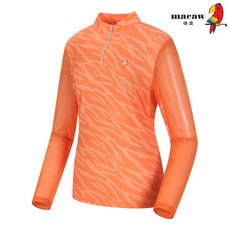 (여성)얼룩말 패턴 반집업 티셔츠_MLW1TH04