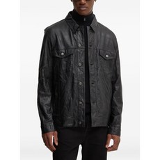 쟈딕앤볼테르 레더 버튼 재킷