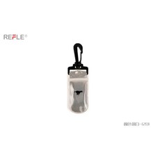 戶外夜間LED反光晶格掛件 背包/書包掛件 高能見度反光 安全警示掛飾, 銀白（短版）, 1個