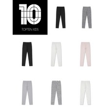 [백화점정품] 26년 NEW 탑텐 TOPTEN MKE5PT2901 탑텐키즈 24년 SS 여아) 에센셜 코튼스판 9부 레깅스