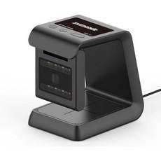 바코드 스캐너 리더기 심코드 2D QR 무선 핸즈프리 전방향 데스크탑 화면 디스플레이 및 대용량 배터리 포함 블루투스 2.4GHz 호환 공항 슈퍼마켓용, HX-5500-USB