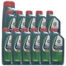 캐스트롤 마그네틱 SQ C2 0W30 1L x 12개 1박스 가솔린 디젤 겸용 100% 합성 엔진오일 (5W30 대체시 연비개선) 특수 정제된 지능형 분자 적용