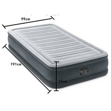 INTEX 67768 雙人電動充氣床 137cm, 1個, 單人99cm(67766)