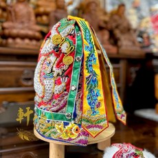 半手工跳沙太子披風-尺3站身神尊用（紅色）#站身披風 #太子 #中壇元帥 #神明披風 #披風, 1個, 尺三站身穿