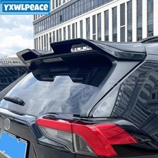 토요타 뉴 라브4 스포일러 20-23년 ABS 빅 스타일 후면 지붕 트렁크 윙 바디 키트 호환, White