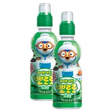 235ml 24PET 음료 팔도 주스 음료수 뽀로 맛주스 아이간식 어린이 사과