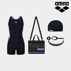아레나 생존수영키트 초등 여아동수영복 3부 반신 4종 키즈 주니어 라이풀