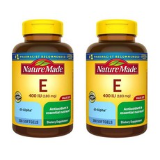 네이처메이드 비타민 E 400IU, 2개, 300정