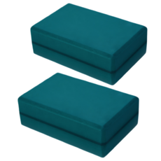 홈트레이닝 요가 폼블럭2P EVA 필라테스블럭 밸런시스 요가블럭 훈련기구, 녹색