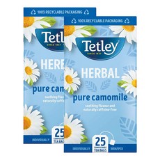테틀리 카모마일 티백, 1.3g, 25개입, 2개