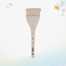 칠성당 코메트 백붓 4호 폭 칠십오 밀리미터 대면적 채색 미술붓 1개입 붓세트 도색붓