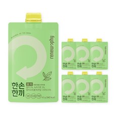 한손한끼 단백질 쉐이크 파우치 프로틴 식사대용, 말차맛, 7개, 60g