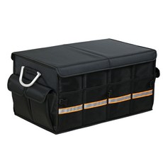 차량용 트렁크 정리함 수납함 캠핑용 박스 신발함, [핑크] 60x35x30cm