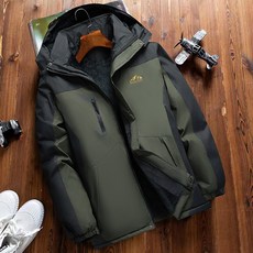 加絨加厚棉衣男防水防風衝鋒衣冬季戶外登山服棉襖冬季工作服