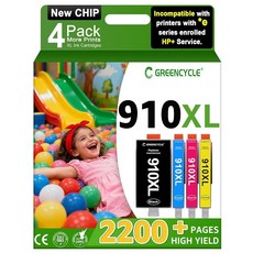 910XL 잉크 카트리지 교체용 HP 910 910Xl OfficeJet 8010 8015 8018 8022 OfficeJet Pro 8020 8030 8025 8028 803