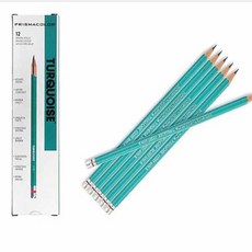 프리즈마 드로잉 스케치 연필 12자루 스케치연필 드로잉연필 프리즈마연필, 4B, 4B