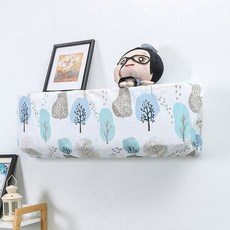 벽걸이 에어컨덮개 방수 먼지 차단 냉난방기 커버, 고양이