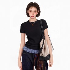 Yellwel 여름용 꽃무늬 프릴 반팔 여성 상의 슬림 핏 DJP