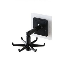 360도회전 조리도구걸이 블랙 국자걸이 조리도구정리대 다용도걸이