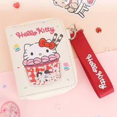 캐릭터 스트랩지갑 산리오 스위티 지갑 손목스트랩 교통카드 지폐 동전 반지갑