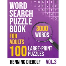 Word Search Book for Adults: 100 Large-Print English Puzzles Paperback, Independently Published