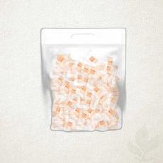 비누클레이 꼬메빔보 비누찰흙 버블솝플레이 향기 주황 100개입