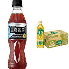 【세트 매입】[토쿠호] 산토리 흑우용차 350mlPET×24개 + [토쿠 4286, 1