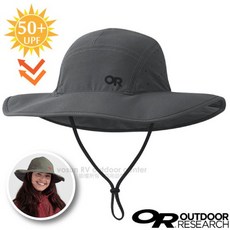 美國 Outdoor Research 超輕防曬抗UV透氣可調大盤帽 UPF50 登山健行圓盤帽 牛仔帽, L/XL