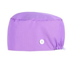 睡夢生活 手術帽, 1個, 紫羅蘭 松緊+防勒護耳扣,可調節