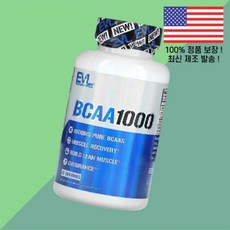 에블루션 뉴트리션 BCAA 아미노산 BACC1000 식물성 베지캡슐 60정 EVL 60 Veggie Capsules, 1개