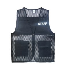 스텝 조끼 행사용 STAFF 반사 원단 안전조끼