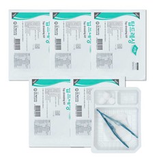 메디탑 멸균 드레싱키트 E형 일회용포셉세트, 5개, 1개입