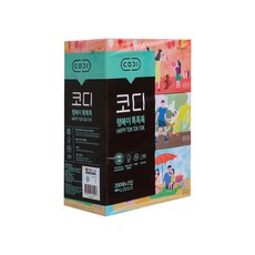 코디 행복이 톡톡톡 천연펄프 각티슈 2겹, 200매, 3개
