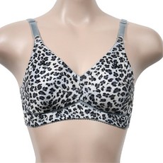 쾌적한 인견 호피패턴 풀컵 브라