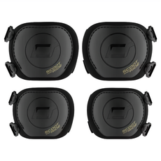 SCOOT AND RIDE 兒童護膝護肘套裝 自行車平衡車滑板車安全護具, 黑色, 1套