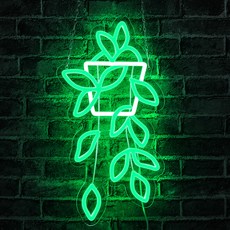 LED 꽃집 네온사인 간판 영업 중 간판 무드 조명 USB 포트 에너지 절약 방수 밝기 조절 가능