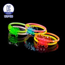 로앤제이 야광봉 야광 소품 스틱 팔찌 클럽 콘서트 축제 할로윈 파티용품, 1개, 나비팔찌