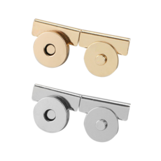 包包磁吸扣 包包固定扣 包包磁鐵扣 包包五金配件 - 簡易安裝、堅固耐用, 高貴銀