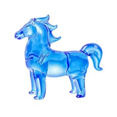 간단한 크리스탈 유리 꽃병 수경 꽃꽂이 아트 데스크탑 장식 현대 방 미적, 04 blue--S