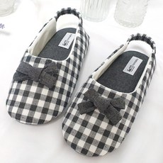 홈앨리스 덧신실내화 14종모음, 01빈센트체크 그레이, 1개