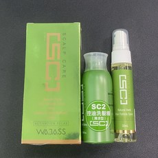WAJASS威傑士 旅行組 SC2控油洗髮精 SC8頭皮養護液, 1個