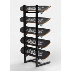 서핑보드 거치대 진열 전시대 스케이트보드 서핑 수납, 1개, 흰색 5겹