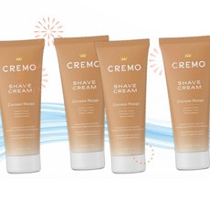 Cremo 크레모 날 면도기 여성용 민감성 피부 쉐이빙 크림 코코넛 2개 AO