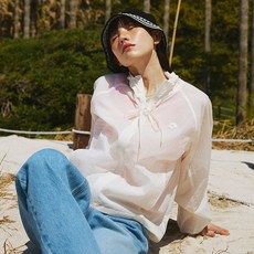 와키윌리 WACKY WILLY 우먼스 시어 나일론 점퍼 크림 3112067 158486