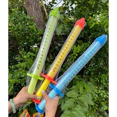 超大針筒水炮 水槍 洗澡戲水玩具 打水戰, 1個, 3色混出-超大針筒水炮 長約53.5cm