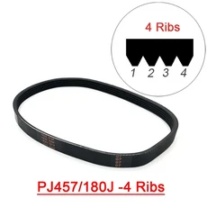 1 피스 VEGA V-벨트 PJ457 180J 3/4/5/6/7 목재 대패 기계 EINHELL RC 모드용 리브 드라이브 벨트, 05 PJ457 180J 4Rbs, 1개