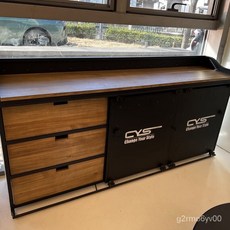 美式餐邊櫃商用實木多功能茶水櫃靠墻簡約鐵藝廚房備餐櫃儲物櫃子 餐邊櫃 客餐廳置物收納櫃 茶水櫃 櫃子 收納櫃 置物櫃 L, 金色--單門80*40*90,單門