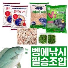 필승조합 생활낚시 벵에돔 세트 헌터빵가루 매직 카멜레온 벵에직공 염색크릴 밑밥크릴 벵에돔집어제 벵에돔파우더 벵에돔낚시 낚시용품 낚시밑밥, 1개, 5kg