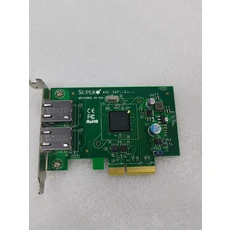 슈퍼마이크로 AOC-SGP-I2 인텔 I350-T2 칩 2포트 PCI-Express 2.1 X4 기가비트 이더넷 컨트롤러 카드 네트, 02 Low Profile