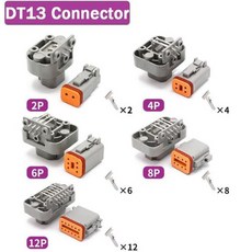 DEUTSCH DT15 코어 매칭 터미널 자동차 PCB 패널 플러그 자동차 방수 커넥터 니들 시트 재킷 터미널 5 10 100 세트